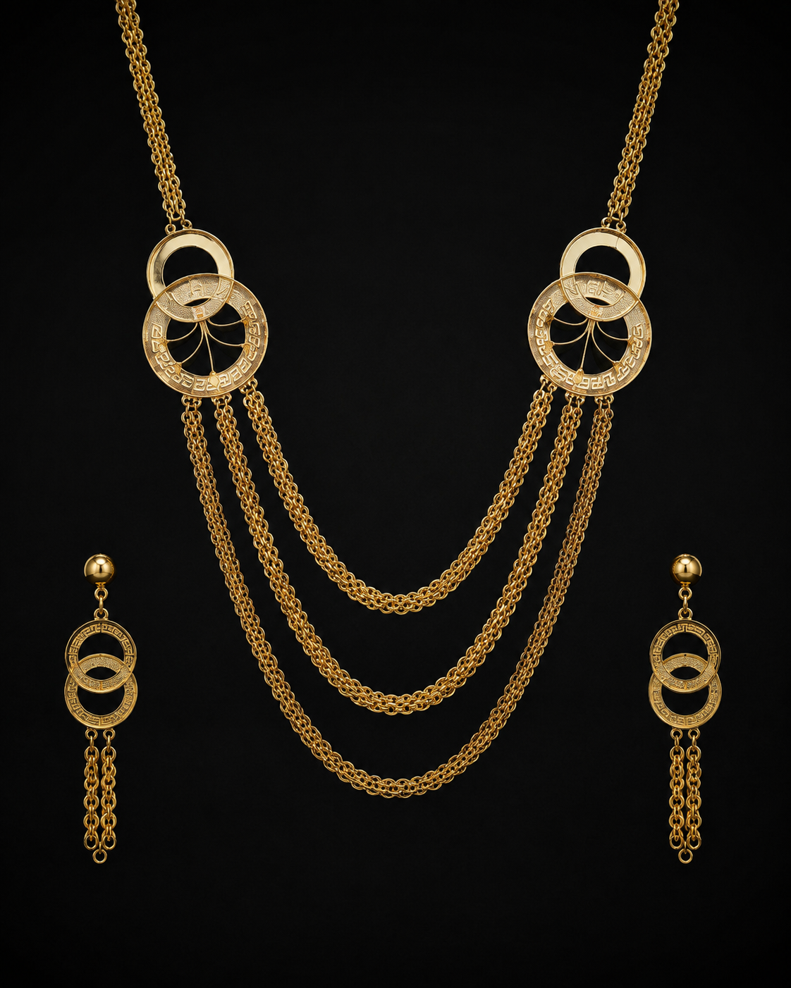 Necklace and Earrings